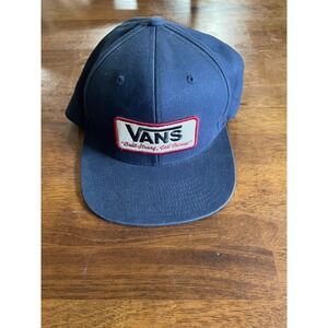 Vans Geoff Rowley Navy Blue Snapback Hat Cali Casual Skate Cap OSFA